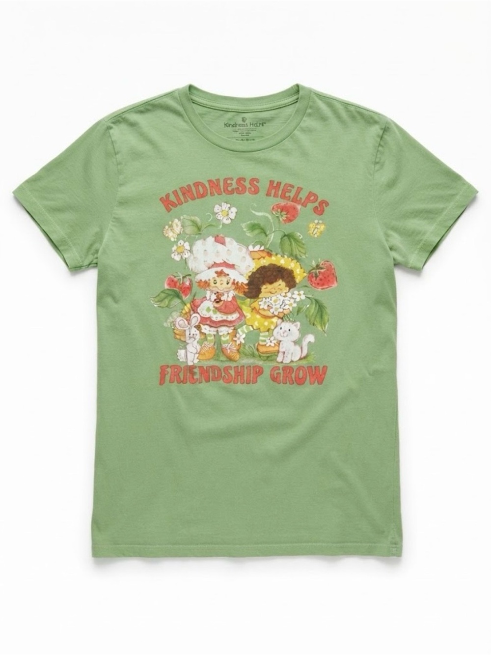 Green 'Kindness Helps Friendship Grow' Graphic Tee - Womens